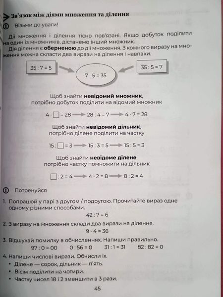 Математика. Помічник школяра. 1-4 класи. КДН029 25240 фото