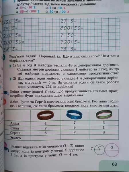 НУШ 3 кл. Математика Навчальний посібник.Ч.3 (у 3-х ч.) Скворцова С.О., Онопрієнко О.В. + додаток Працюю самостійно 26138 фото