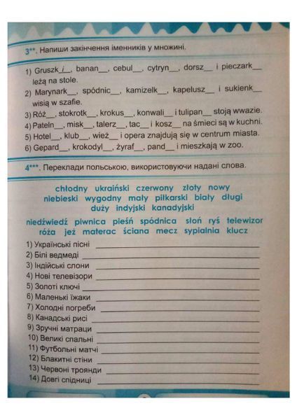 Польський супертренажер. Множина іменників і прикметників К. Суховєєнко, Є. Ковальська.
М'яка кольорова 14358 фото