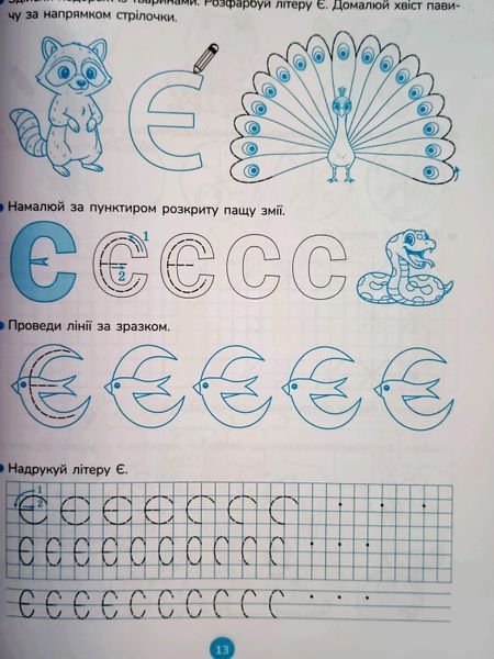 Вчуся писати друковані літери. 5-6 років. ГДШ024 26074 фото