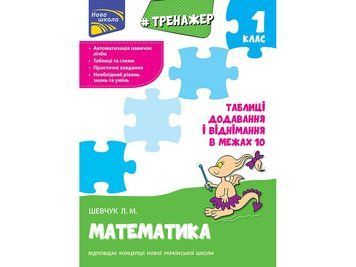 Тренажер з математики. Таблиці додавання і віднімання у межах 10 1934 фото