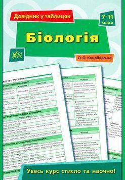 Біологія. 7&ndash;11 класи . (Довідник у таблицях) 6028 фото