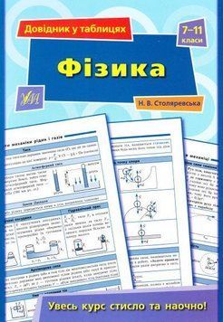 Фізика. 7&ndash;11 класи . (Довідник у таблицях) 6030 фото
