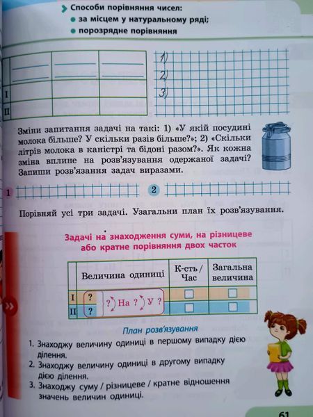 НУШ 3 кл. Математика Навчальний посібник.Ч.2 (у 3-х ч.) Скворцова С.О., Онопрієнко О.В. + додаток Працюю самостійно 26137 фото